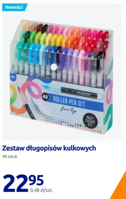 Zestaw długopisów kulkowych Craft World promocja w Action