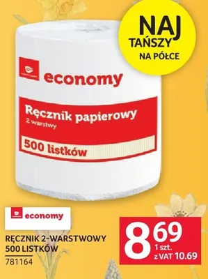 Ręcznik papierowy Economy 500 listków promocja w Selgros