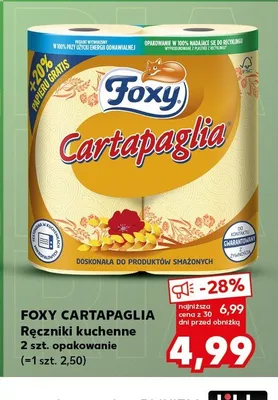 Ręczniki kuchenne Foxy Cartapaglia 2-pak promocja w Kaufland