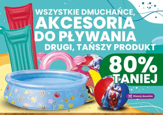 Koło dmuchane do pływania promocja w Dino