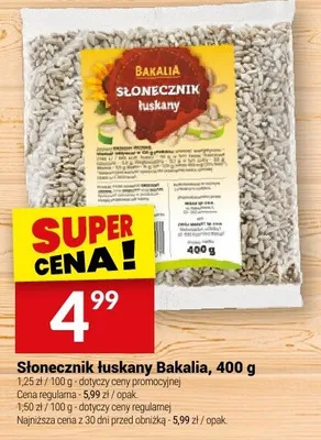 Słonecznik łuskany promocja w Twój Market