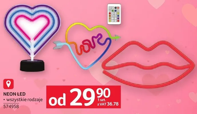 Neon LED wszystkie rodzaje promocja w Selgros