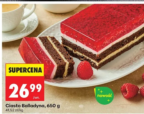Ciasto Balladyna promocja w Biedronka