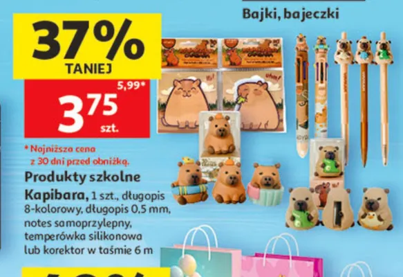 Długopis 0,5mm Kapibara promocja w Auchan