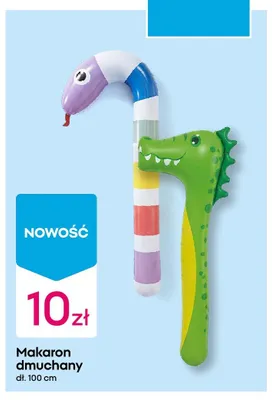 Makaron dmuchany dł. 100cm promocja w Pepco