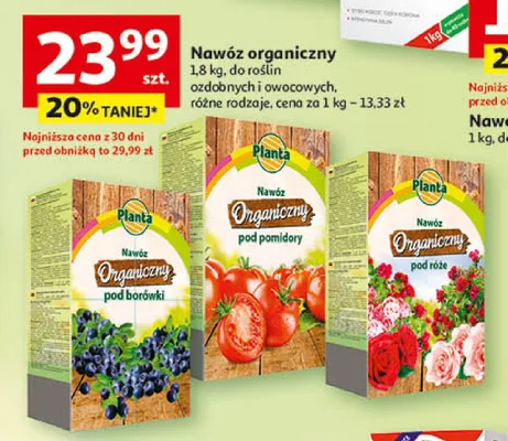Nawóz organiczny promocja w Auchan