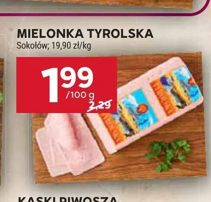 Mielonka tyrolska Sokołów promocja w Stokrotka