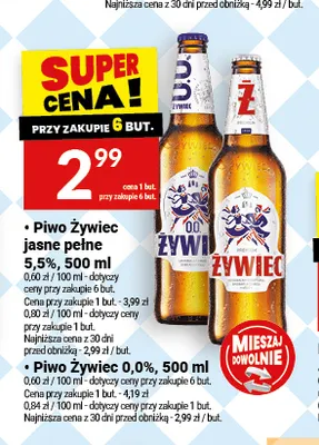 Piwo bezalkoholowe Żywiec promocja w Twój Market