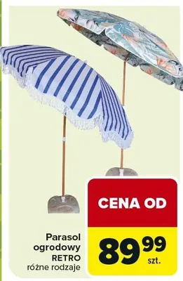 Parasol ogrodowy różne rodzaje promocja w Carrefour