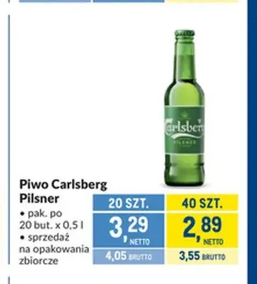Piwo Carlsberg Pilsner promocja w Makro