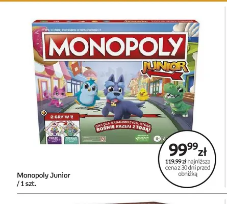 Gra Monopoly Junior promocja w Empik