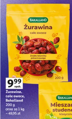 Żurawina, całe owoce promocja w Auchan