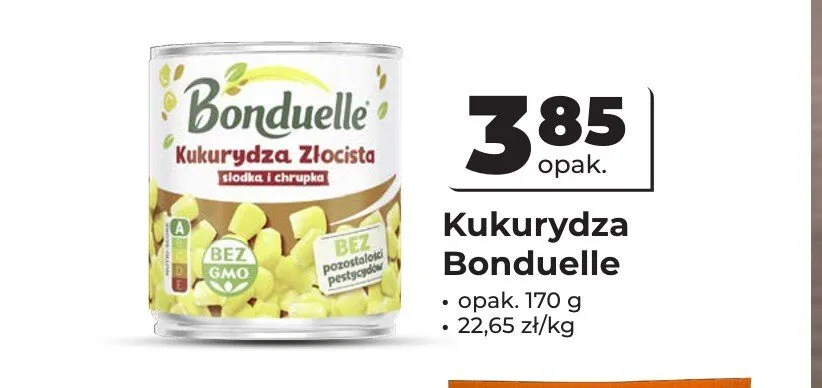 Kukurydza Złocista Bonduelle promocja w Odido