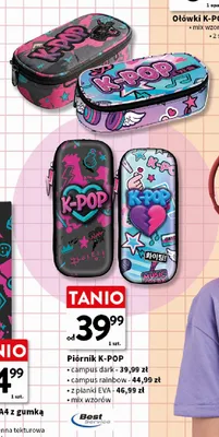 Piórnik K-POP z pianki EVA promocja w Intermarche