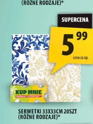 Serwetki papierowe 20-pak 33x33 cm promocja w Arhelan
