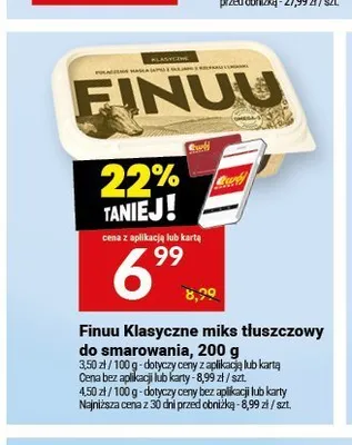 Finuu Klasyczne miks tłuszczowy do smarowania promocja w Twój Market