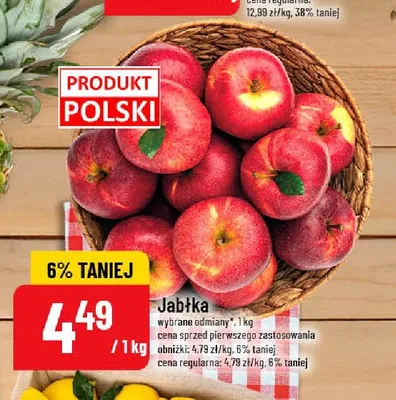 Jabłka polskie promocja w POLOmarket