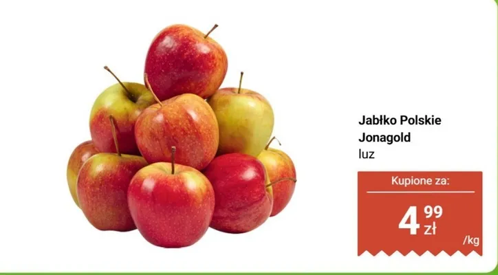 Jabłko polskie Jonagold luz promocja w Biedronka