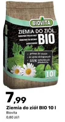 Ziemia do ziół BIO promocja w Bricomarche
