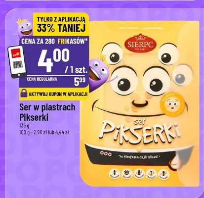 Ser w plastrach Pikserki promocja w POLOmarket