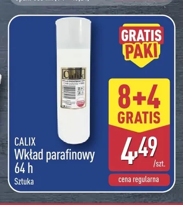 Wkład parafinowy 64h Calix promocja w Aldi