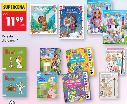 Książki dla dzieci promocja w Biedronka