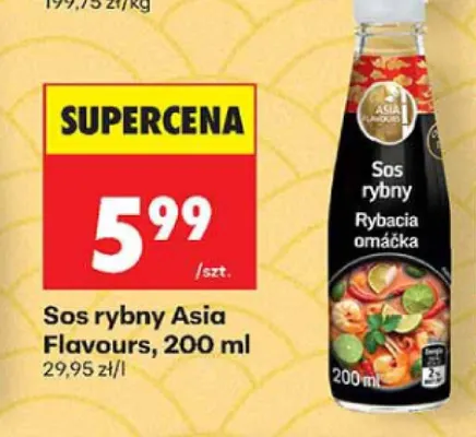 Sos rybny Asia Flavours promocja w Biedronka