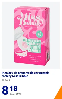 Pieniący się preparat do czyszczenia toalety Miss Bubble promocja w Action
