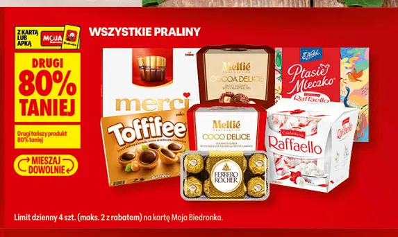 Praliny Raffaello promocja w Biedronka