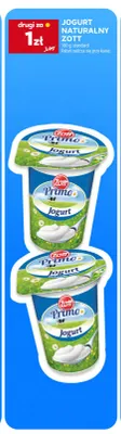 Jogurt naturalny Zott promocja w Stokrotka