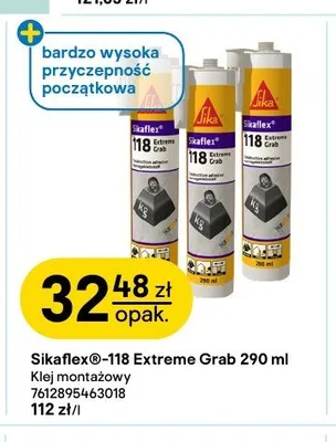 Klej montażowy Sika Sikaflex-118 Extreme Grab 290ml promocja w Castorama