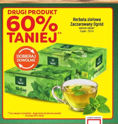 Herbata ziołowa Zaczarowany Ogród promocja w POLOmarket
