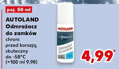 Odmrażacz do zamków do -58°C promocja w Kaufland