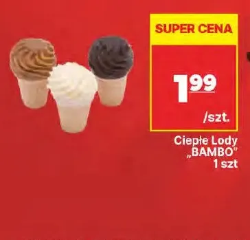 Ciepłe lody Bambo promocja w API Market