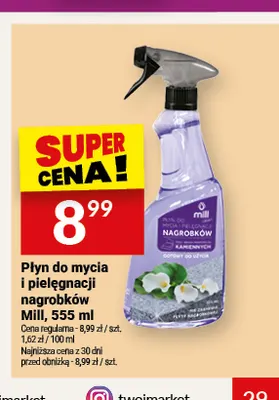 Płyn do mycia i pielęgnacji nagrobków Mill promocja w Twój Market