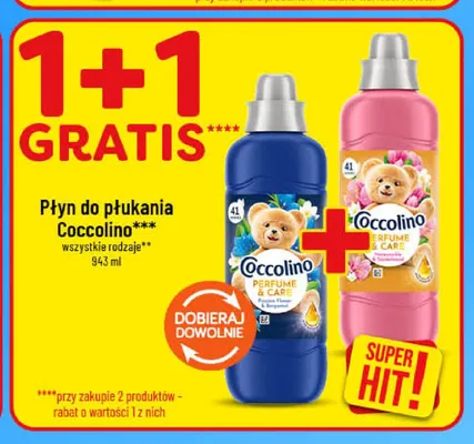 Płyn do płukania Coccolino Perfume & Care Honeysuckle & Sandalwood promocja w POLOmarket