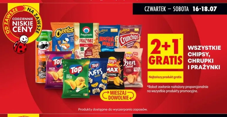 Chrupki Lorenz Monster Munch promocja w Biedronka