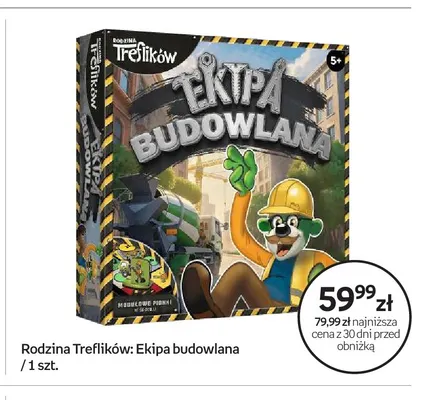 Gra planszowa Rodzina Treflików: Ekipa budowlana Trefl promocja w Empik