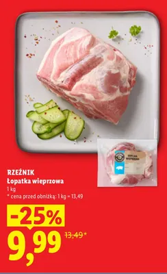 Łopatka wieprzowa Rzeźnik promocja w Lidl