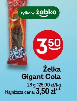 Żelka Gigant Cola Gummi Zone promocja w Żabka