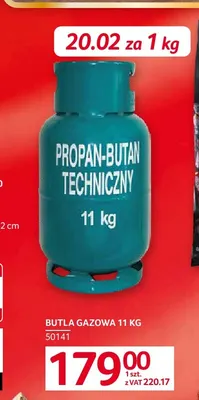 Butla gazowa 11 kg promocja w Selgros