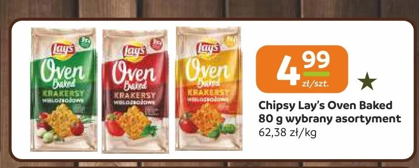 Chipsy Lay's Oven Baked promocja w Społem Częstochowa
