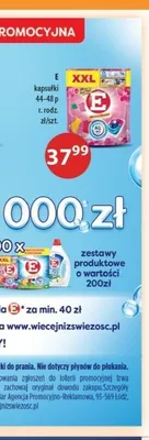 Kapsułki do prania E promocja w Drogerie Laboo