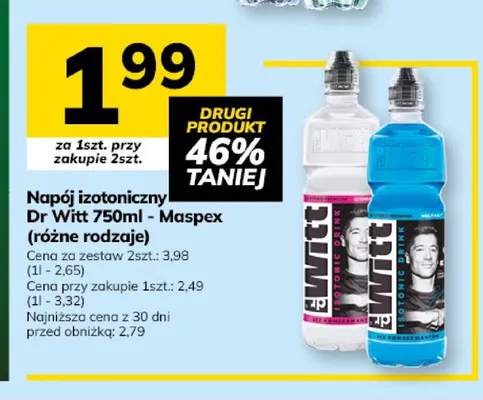 Napój izotoniczny Dr Witt promocja w Hitpol