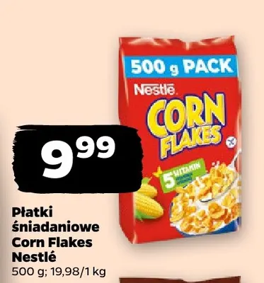 Płatki śniadaniowe Corn Flakes Nestlé promocja w Netto
