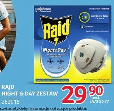 Środek owadobójczy Raid Night & Day zestaw 262915 promocja w Selgros