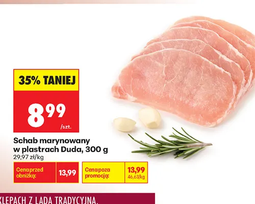 Schab marynowany w plastrach Duda promocja w Biedronka
