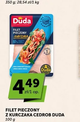 Filet pieczony z kurczaka Cedrob Duda promocja w Euro Sklep