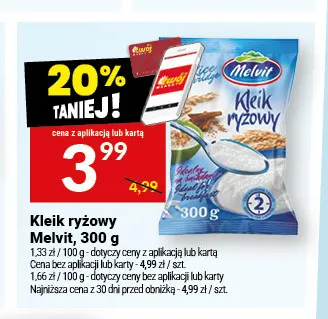 Kleik ryżowy Melvit promocja w Twój Market