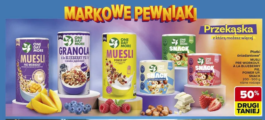 Snack Nutty One Day More promocja w Carrefour
